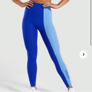 Gymshark Cobalt Blue Duo Leggings